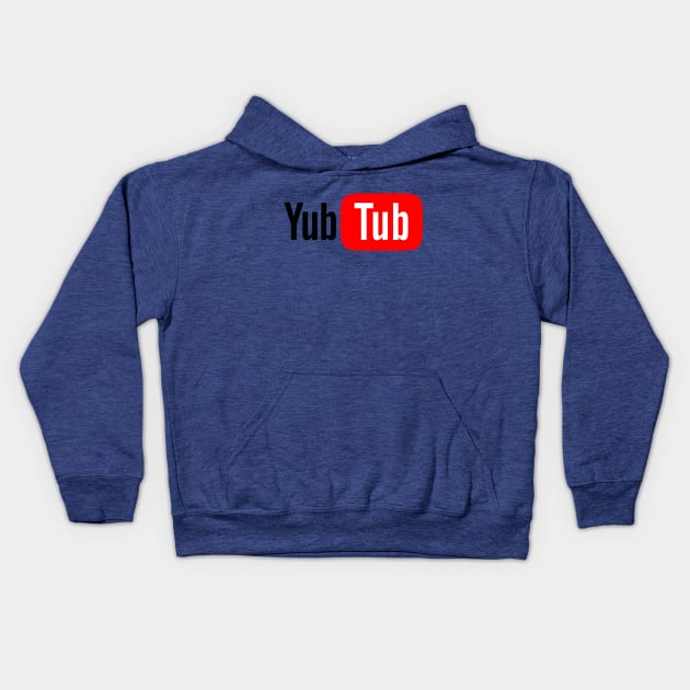 Yubtub Funny Bigtech Parody Gift For Vloggers Kids Hoodie by BoggsNicolas